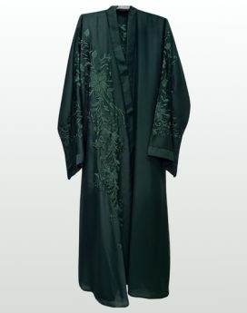 Embroided Abaya Green