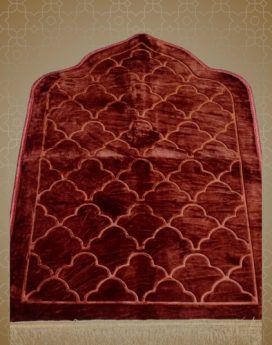 Turkish Design Foam Jaye Namaz Maroon