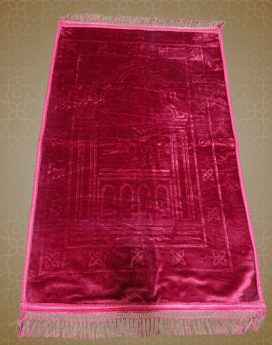 Embossing Design Jaye Namaz Maroon