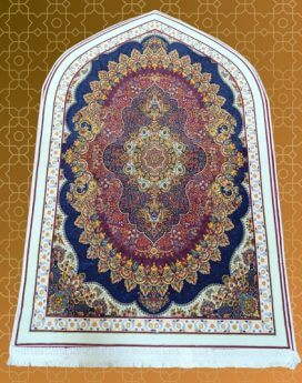 Turkish Style Printed Jaye Namaz Blue (Special Edition)