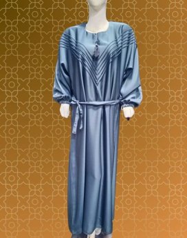 Korean Design Nida Abaya Blue