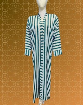 Striped Design Abaya G&W