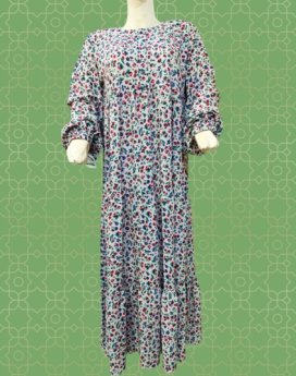 Printer chifon Multicolor Abaya 9349526