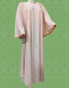 Printer chifon Pink Abaya 9149526